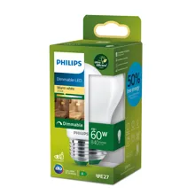 PHILIPS LED bulb UE A60 4W/60W E27 2700K 840lm Dim 50Y opál