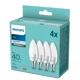 Philips LED.candle B35 E14 40W/40W 470lm/840 15Y NonDim;  opál