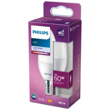 PHILIPS LED candle B38 7W/60W E14 4000K 806lm NonDim 15Y opal