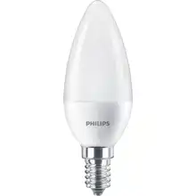 PHILIPS LED candle B38 7W/60W E14 6500K 830lm NonDim 15Y matt BL