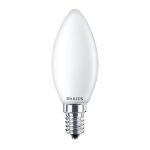 PHILIPS LED candleLED CorePro B35 6.5W/60W E14 2700K 806lm NonDim 15Y opal