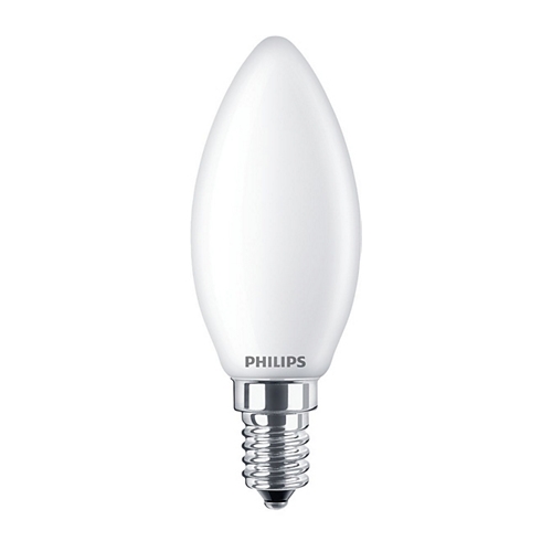 PHILIPS LED candleLED CorePro B35 6.5W/60W E14 2700K 806lm NonDim 15Y opal