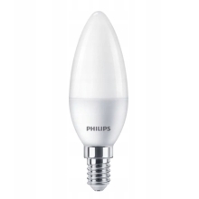 PHILIPS LED candleLED CorePro B38 7W/60W E14 4000K 806lm NonDim 15Y opal