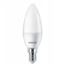 PHILIPS LED candleLED CorePro B38 7W/60W E14 4000K 806lm NonDim 15Y opal