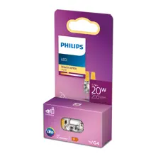 PHILIPS LED capsule 1.7W/20W G4 G4 1.7W/20W 200lm/827 15Y NonDim ;2-pack