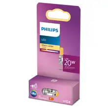 PHILIPS LED capsule 1.7W/20W G4 G4 1.7W/20W 200lm/827  15Y NonDim ;