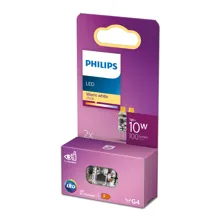 PHILIPS LED capsule 1W/10W G4 G4 1W/10W 100lm/827  15Y NonDim ; 2-pack