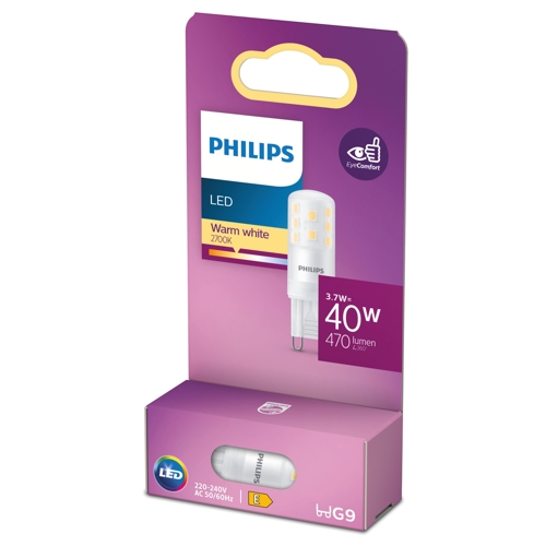 PHILIPS LED capsule 3.7W/40W G9 G9 3.7W/40W 470lm/827  15Y NonDim ;