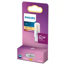 PHILIPS LED capsule 4.8W/60W G9 2700K 570lm NonDim 15Y BL