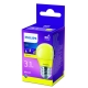 PHILIPS LED chandelier colored P45 3.1W/25W E27 YELLOW NonDim 10Y
