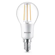 PHILIPS LED chandelier. film. P45 4.5W/40W E14 2700K 470lm Dim 15Y BL
