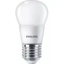 PHILIPS LED chandelier P45 2.8W/25W E27 2700K 250lm NonDim 15Y opal