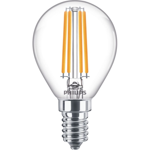 PHILIPS LED chandeliers.filam. P45 6.5W/60W E14 2700K 806lm NonDim 15Y BL