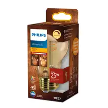 PHILIPS LED filam.bulb A60 3.1W/25W E27 1800K 270lm Dim 15Y jantar