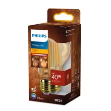 PHILIPS LED filam.bulb A60 7W/40W E27 1800K 470lm NonDim 15Y amber