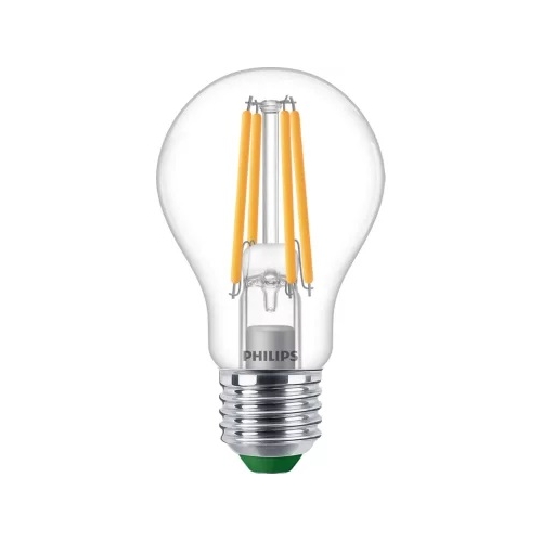 PHILIPS LED filam.bulb UE A60 4W/60W E27 2700K 840lm Dim 50Y čirá