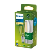 PHILIPS LED filam.candle B35 2.3W/40W E14 2700K 485lm NonDim 15Y čirá