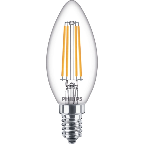 PHILIPS LED filam.candle B35 6.5W/60W E14 2700K 806lm NonDim 15Y BL