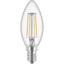PHILIPS LED filam.candleLED CorePro B35 4.3W/40W E14 2700K 470lm NonDim 15Y