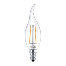 PHILIPS LED filam.candleLED CorePro BA35 2W/25W E14 2700K 250lm NonDim 15Y