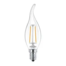 PHILIPS LED filam.candleLED CorePro BA35 2W/25W E14 2700K 250lm NonDim 15Y