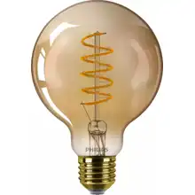 PHILIPS LED filam.globe G93 4W/25W E27 1800K 250lm Dim 15Y gold