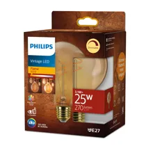 PHILIPS LED filam.globe G95 E27 25W/W 270lm/818 15Y Dim;