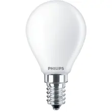 PHILIPS LED filam.luster CorePro P45 2.2W/25W E14 2700K 250lm NonDim 15Y opál