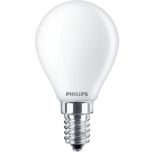 PHILIPS LED filam.luster CorePro P45 E14 2.2W/25W 250lm/827  15Y NonDim; opál
