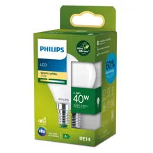 PHILIPS LED filam.lustre UE P45 E14 2.3W/40W 485lm/827  50Y NonDim ; opál