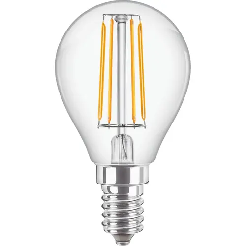PHILIPS LED filam.lustreLED CorePro P45 4.3W/40W E14 2700K 470lm NonDim 15Y