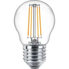 PHILIPS LED filam.lustreLED CorePro P45 4.3W/40W E27 2700K 470lm NonDim 15Y
