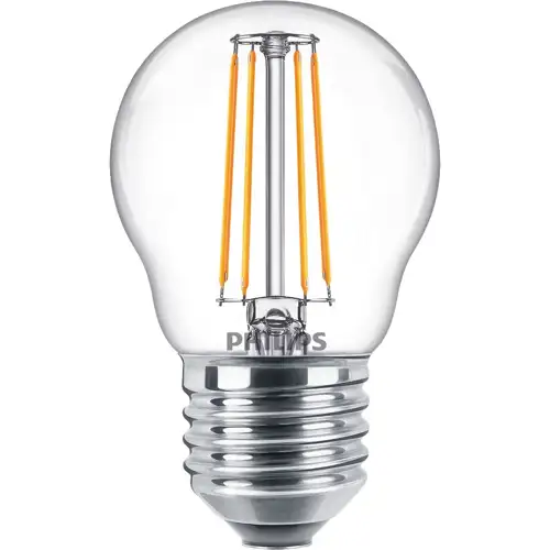 PHILIPS LED filam.lustreLED CorePro P45 4.3W/40W E27 2700K 470lm NonDim 15Y