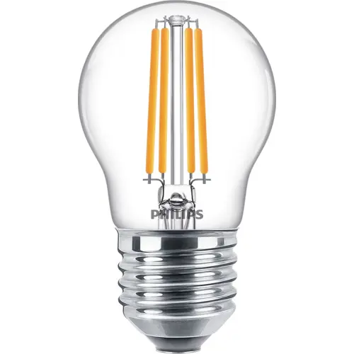 PHILIPS LED filam.lustreLED CorePro P45 6.5W/60W E27 2700K 806lm NonDim 15Y