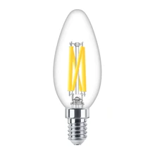 PHILIPS LED filament candle MASTER B35 3.4W/40W E14 2700K 470lm DimTone 25Y