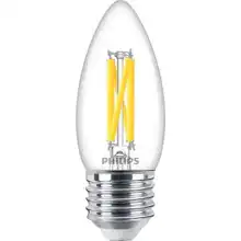 PHILIPS LED filament candle MASTER B35 3.4W/40W E27 2700K 470lm DimTone 25Y