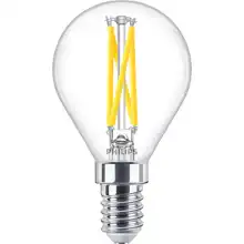 PHILIPS LED filament lamp MASTER P45 2.5W/25W E14 2700K 340lm DimTone 25Y