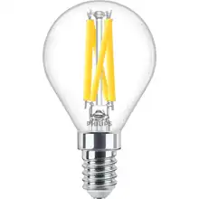 PHILIPS LED filament lamp MASTER P45 3.4W/40W E14 2700K 470lm DimTone 25Y
