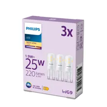PHILIPS LED. kapsle G9 25W/25W 220lm/827 15Y NonDim;