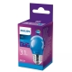PHILIPS LED luster colored P45 3.1W/25W E27 BLUE NonDim 10Y