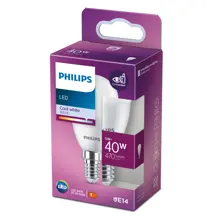PHILIPS LED luster P45 E14 5W/40W 470lm/840 15Y NonDim ;opál