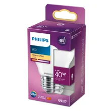 Philips LED.luster P45 E27 40W/40W 470lm/840 15Y NonDim;opál