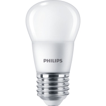 PHILIPS LED lustre P45 2.8W/25W E27 2700K 250lm NonDim 15Y opál