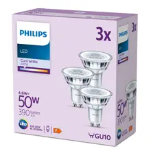 PHILIPS LED.reflektor PAR16 GU10 50W/50W 390lm/840 15Y NonDim;