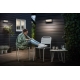 PHILIPS LED wall light Bustan 3.8W 800lm/827 IP44; anthracite sens.