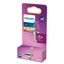 PHILIPS LED.žárov.trub. T20 E14 15W/15W 135lm/827 15Y NonDim;čirá