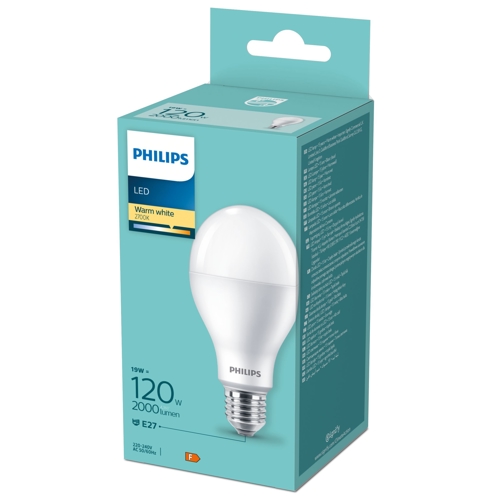 PHILIPS LED.žárovka A67 E27 120W/12W 2000lm/827 15Y NonDim;opál