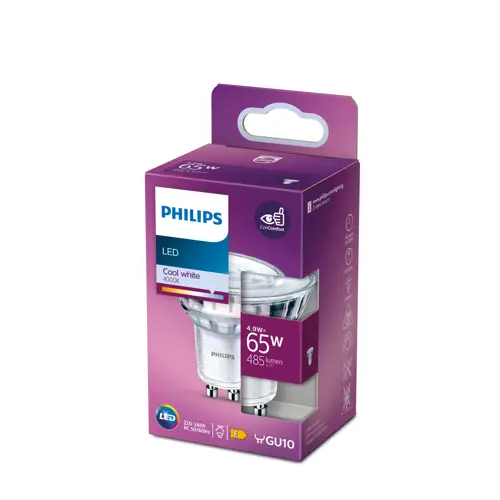 PHILIPS LEDClassic 65W GU10 CW 36D ND 1PF SRT4