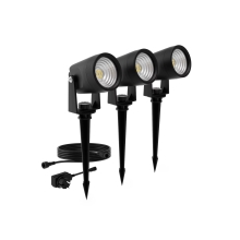 PHILIPS svít.zapich.LED Reuel 1.5W 180lm/827 IP44 ; černá 24V 3-pck +zdroj/kabel