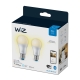 PHILIPS WiZ bulb A60 8W/60W E27 2700K 806lm Dim 2-pack